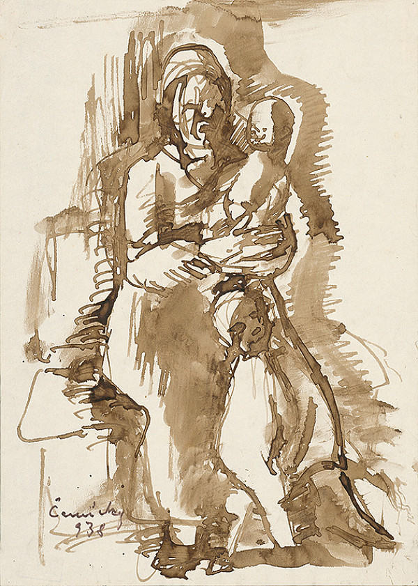 Ladislav Čemický – Žena s dieťaťom 