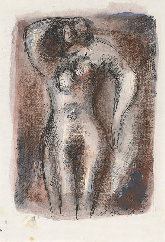 Jan Bauch – Stojaci ženský akt 