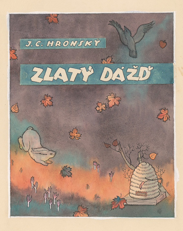 Emil Makovický – Obálka ku knihe J.C.Hronského Zlatý dážď 