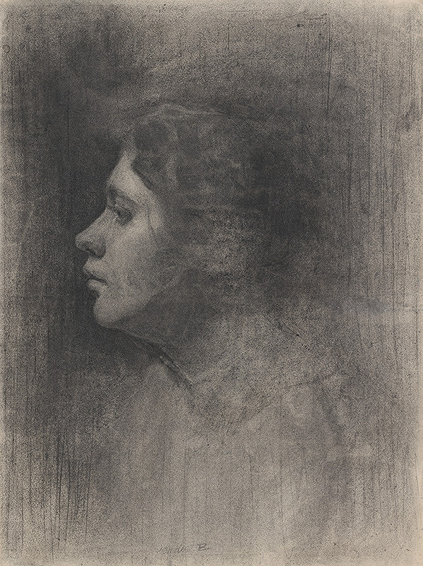 Eduard Putra – Portrait Study of Female Head 