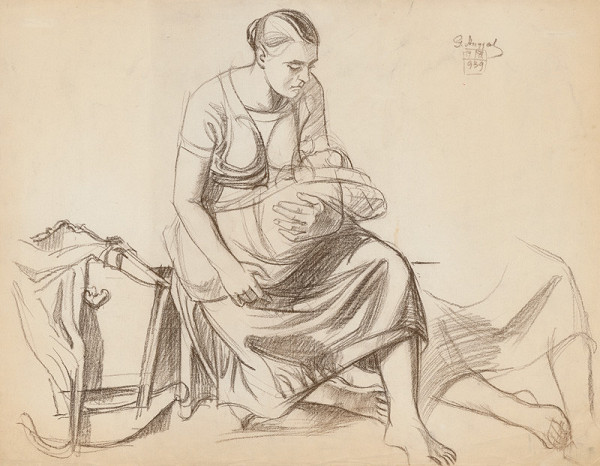 Gejza Angyal – Matka s dieťaťom 