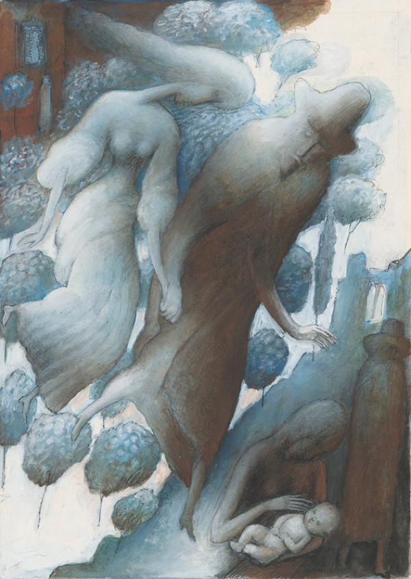 Ján Trojan – Celostranová ilustrácia kap.XXXIX. 