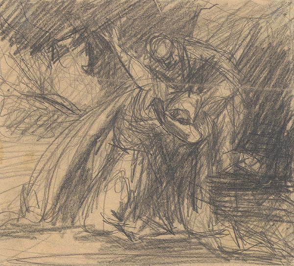 Ján Novák – Trúchliaca žena 