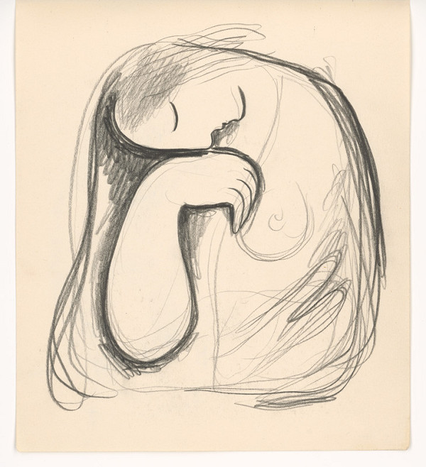 Mikuláš Galanda – Žena so sklonenou hlavou 