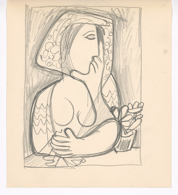 Mikuláš Galanda – Žena s kvetináčom 