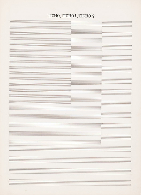Dezider Tóth – Partitúra XIX. Ticho, ticho! Ticho? 