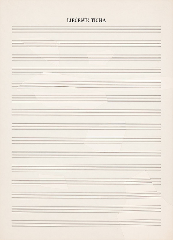 Dezider Tóth – Partitúra XXXVI. Liečenie ticha 