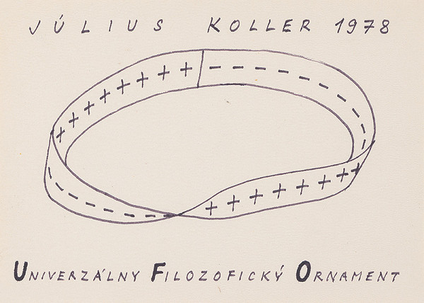 Július Koller – Univerzálny Filozofický Ornament 