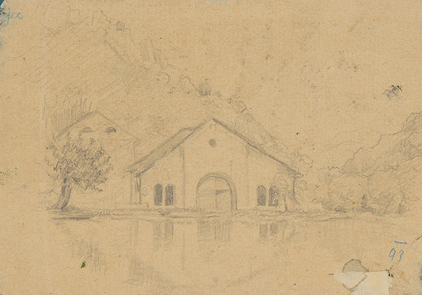 Milan Thomka Mitrovský – Domy na brehu jazera 