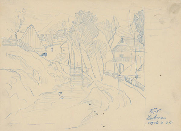 Ferdinand Katona – Horská krajina s lomenicami 