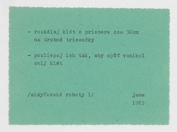 Milan Adamčiak – Sizyfovské roboty 1 