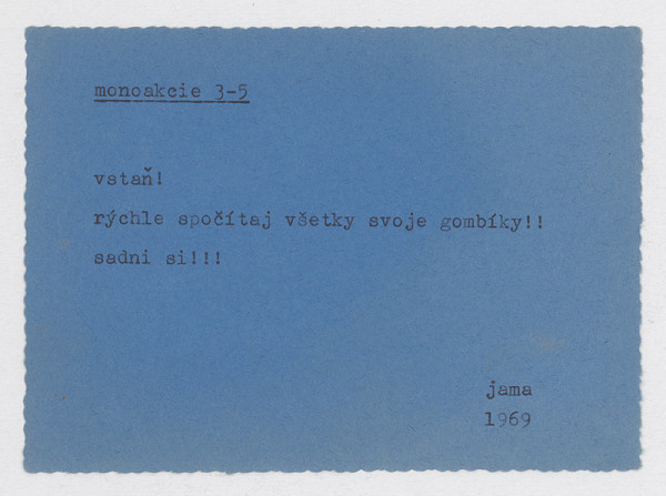 Milan Adamčiak – MONOAKCIE 3 - 5 