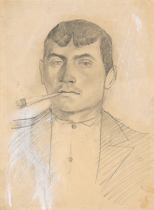 Ladislav Mednyánszky – Sedliak s cigarou 