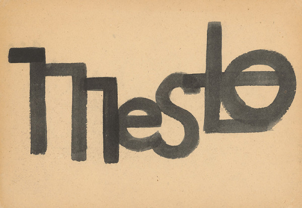 Július Koller – Mesto 