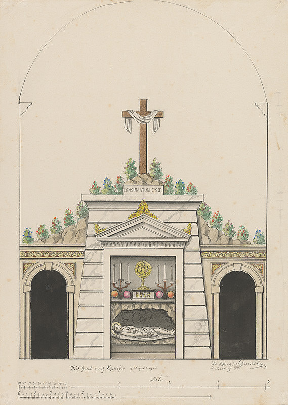 Konrád Švestka – Návrh na sv. hrob pre Prešov 