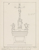 Konrád Švestka – Návrh na stôl pre sanktuárium pre františkánsky Kostol sv. Jána Krstiteľa v Bardejove 