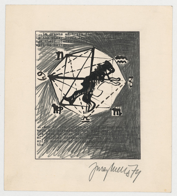 Juraj Meliš – V korunách stromov (predloha ku grafickému listu) 