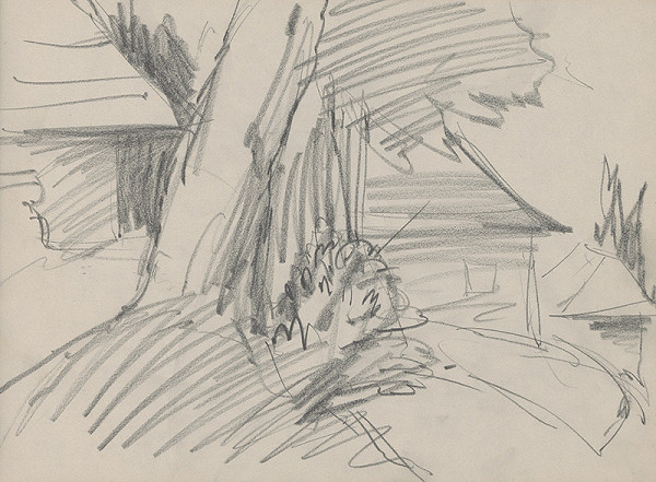 Ján Novák – Krajina s chalupami 