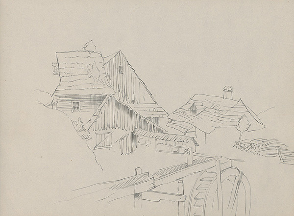 Ján Novák – Krajina s vodným mlynom  