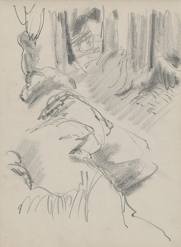 Ján Novák – Lesná krajina (interiér) 