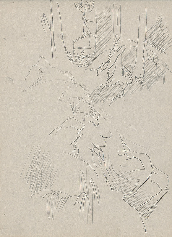 Ján Novák – Lesná krajina (interiér) 