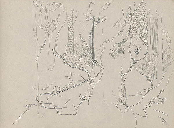 Ján Novák – Lesná krajina (interiér) 