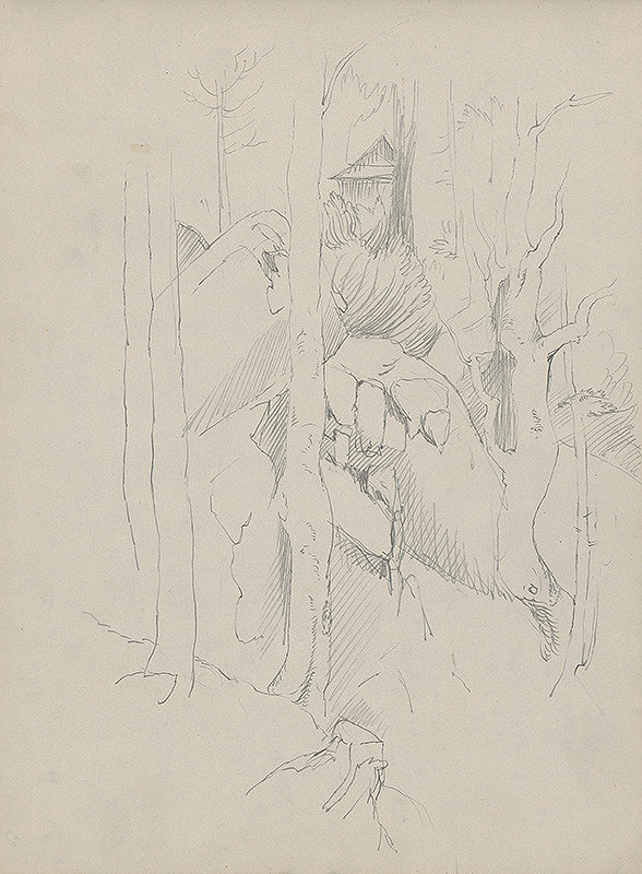 Ján Novák – Lesná krajina (interiér) 