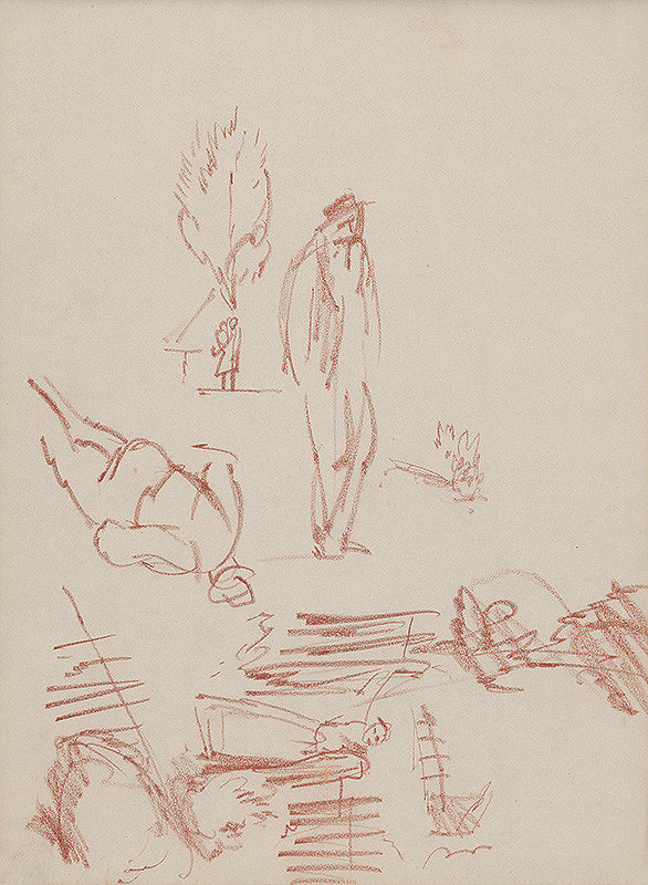 Ján Novák – Drobné skice mužských a ženských postáv 