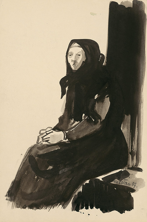 Imrich Vysočan – Babka v ručníku 