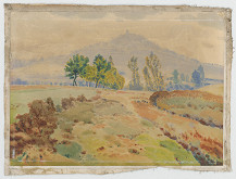 František Kaván – Krajina so zrúcaninou hradu 