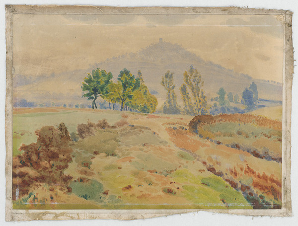 František Kaván – Krajina so zrúcaninou hradu 