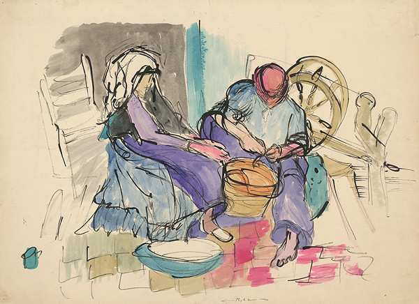 Lea Mrázová – Šúpanie zemiakov 