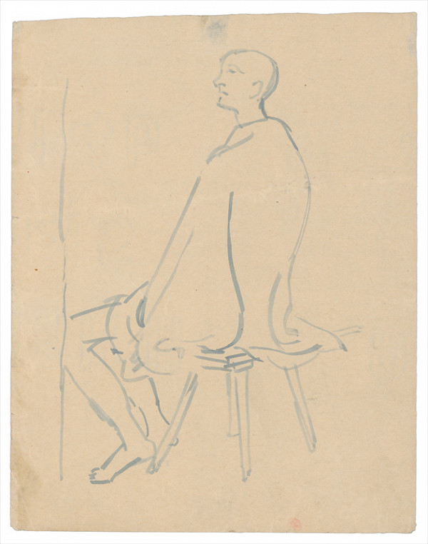 Jozef Fedora – Sediaci muž na lavici