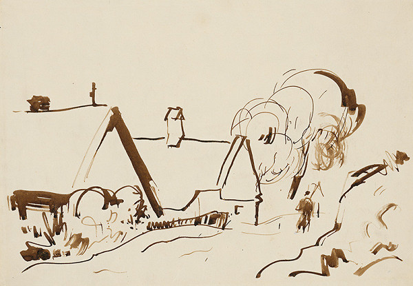 Miloš Alexander Bazovský – Cesta dedinou 