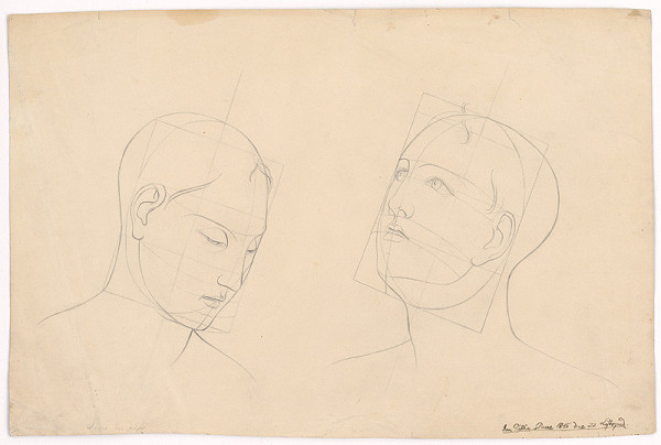 Ján Pálka – Štúdia dvoch hláv 