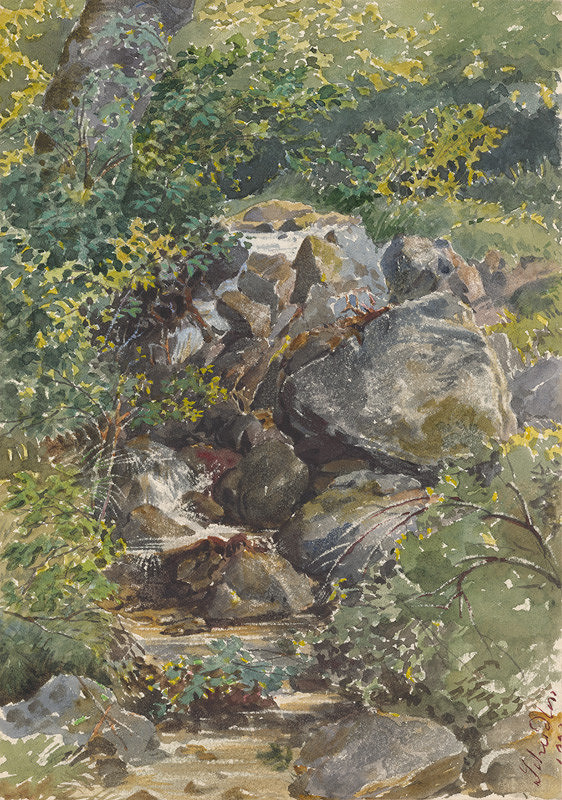 Friedrich Carl von Scheidlin – Forest Brook 