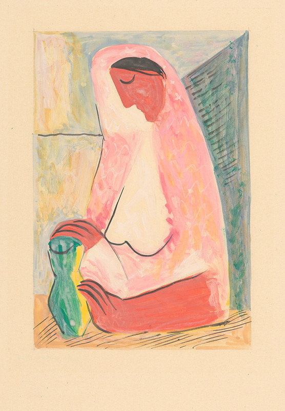 Mikuláš Galanda – Žena s vázou 