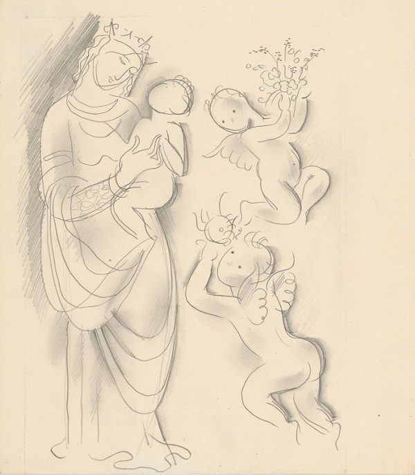 Mikuláš Galanda – Madonna and Child with Angels 