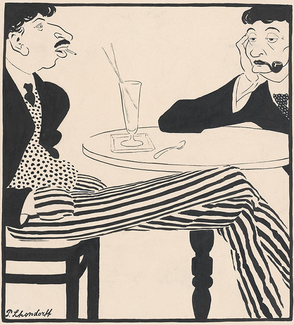 P. Schondorf – V kaviarni 