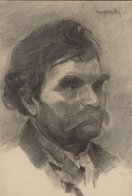 Cyprián Majerník – The Worker - Head Study 
