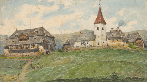 Friedrich Carl von Scheidlin – Pohľad na St.Johann 