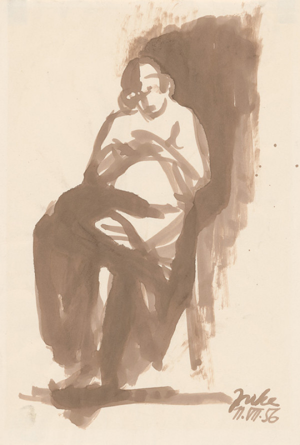 Alexander Trizuljak – Seated Woman 