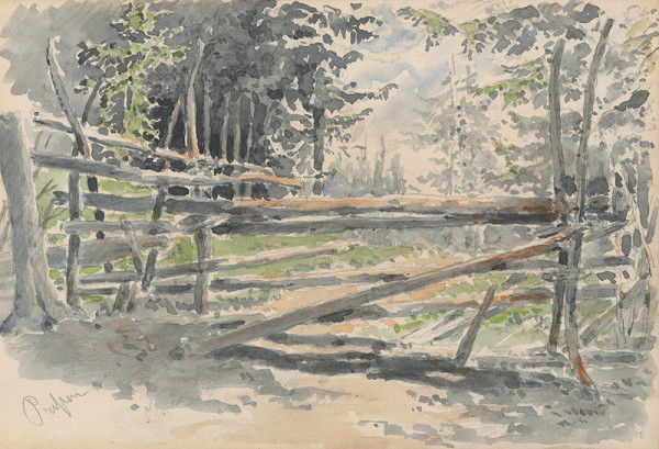 Friedrich Carl von Scheidlin – Lesný motív 