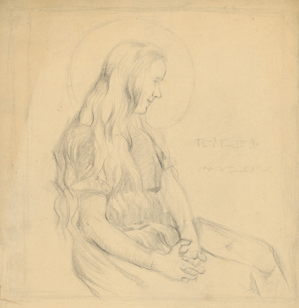 Štefan Polkoráb – Štúdia k svätici 