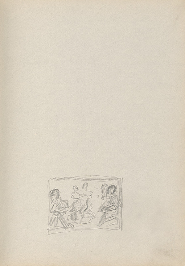 Štefan Polkoráb – Náčrtník s figur. štúdiami  