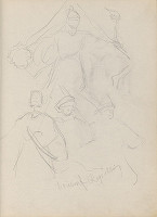 Štefan Polkoráb – Náčrtník s figur. štúdiami - Triumf republiky 