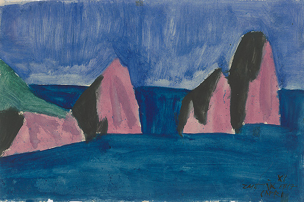 Ernest Zmeták – More na Capri v hmle 