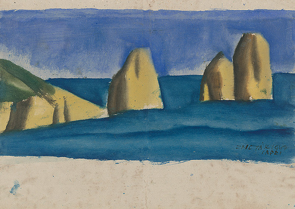 Ernest Zmeták – Sea at Capri 