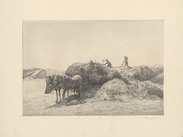 Viktor Hermély – Skladanie úrody v Kremnici 