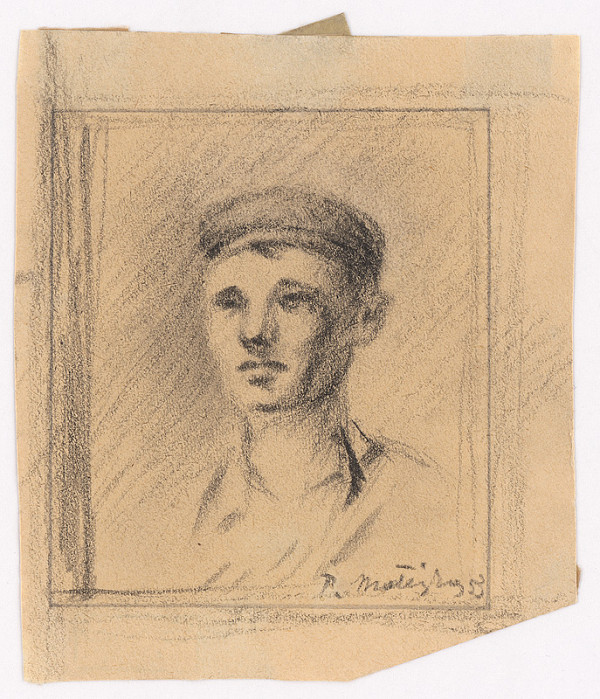 Peter Matejka – Štúdia hlavy chlapca 